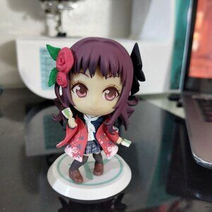 Super Cute Mini Anime Figurine Yaya Sasame Hanayama Roses in Hair Adorable